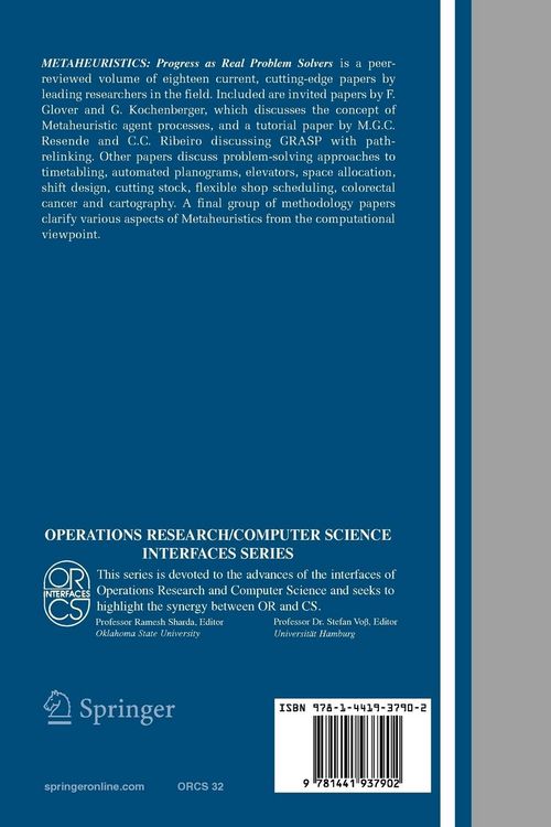 Produktbild: Metaheuristics: