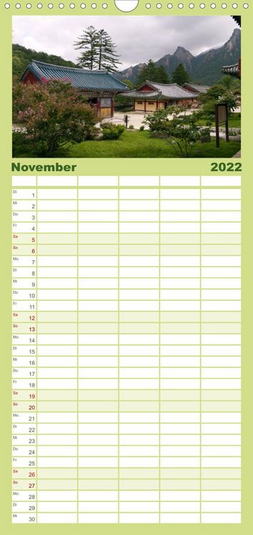 Produktbild: Familienplaner S&Uuml;DKOREA zwischen asiatischer Tradition und Moderne (Wandkalender 2022 , 21 cm x 45 cm, hoch)