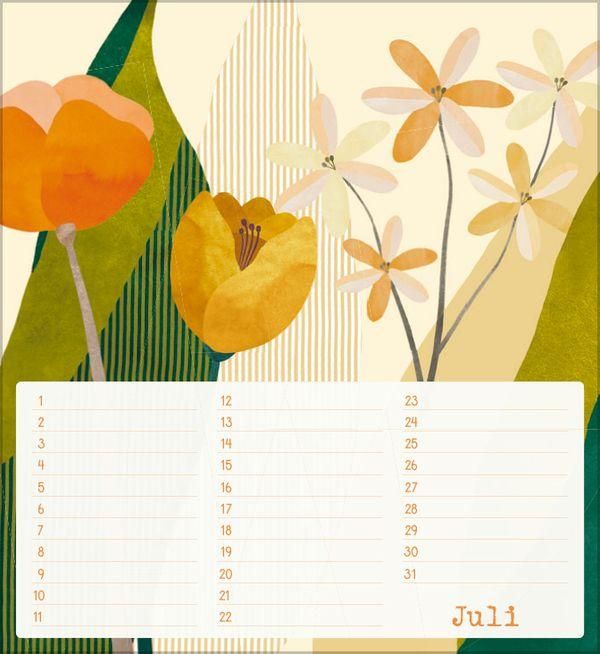 Produktbild: Geburtstagskalender Bloom