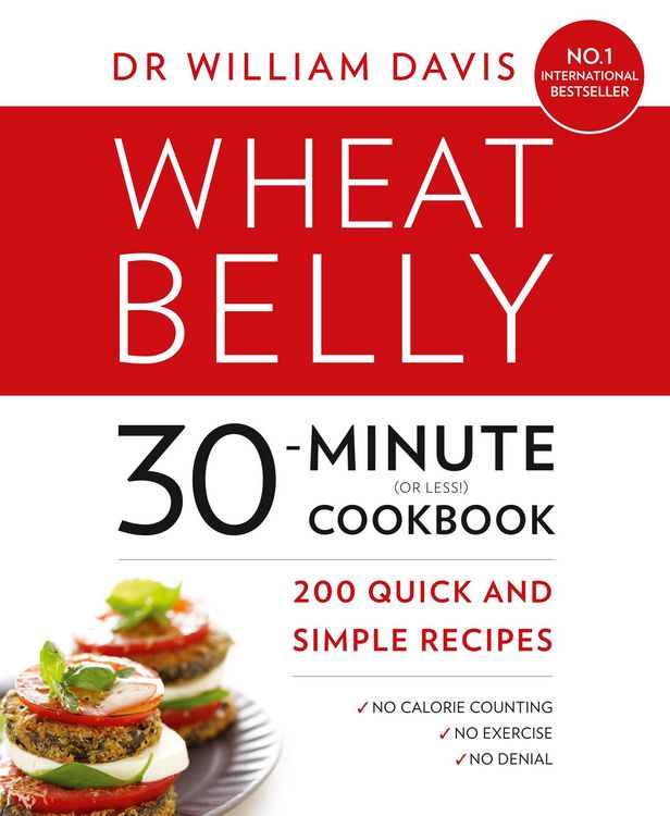 Produktbild: Wheat Belly 30-Minute (or Less!) Cookbook