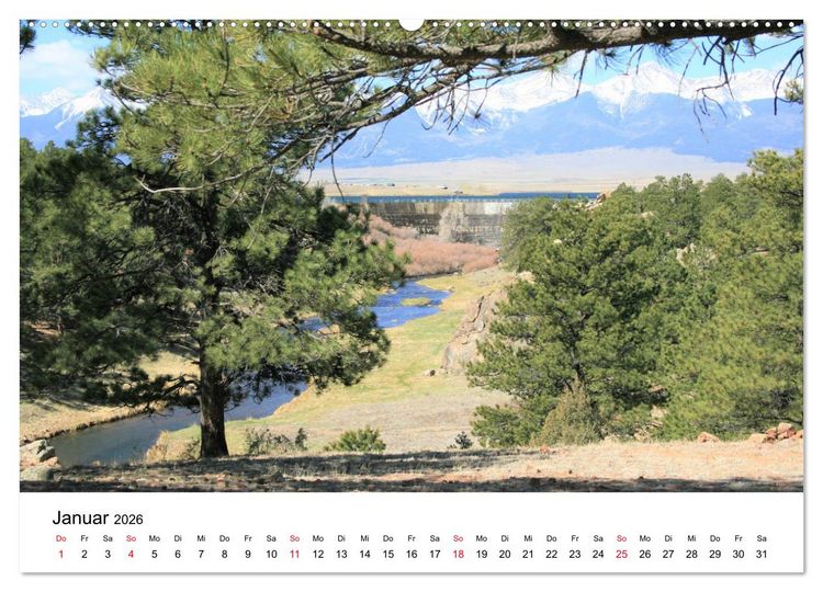 Produktbild: Colorado, USA - Ausflugsziele rund um Colorado Springs (hochwertiger Premium Wandkalender 2026 DIN A2 quer), Kunstdruck in Hochglanz