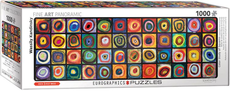 Produktbild: Farbquadrat-Collage, Kandinsky (Puzzle)