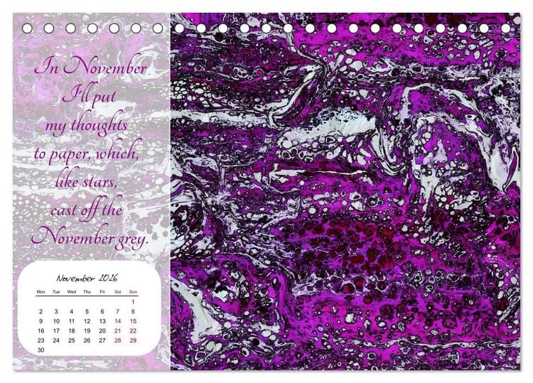 Produktbild: Your year filled with mindfulness (Desk Calendar 2026 DIN A5 landscape), CALVENDO 12 Month DeskCalendar