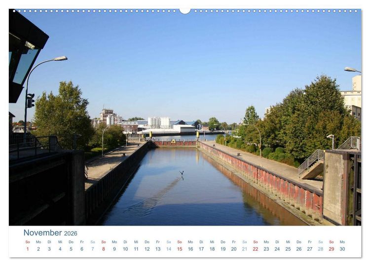 Produktbild: Brake 2026. Impressionen aus der Kreisstadt der Wesermarsch (Wandkalender 2026 DIN A2 quer), CALVENDO Monatskalender