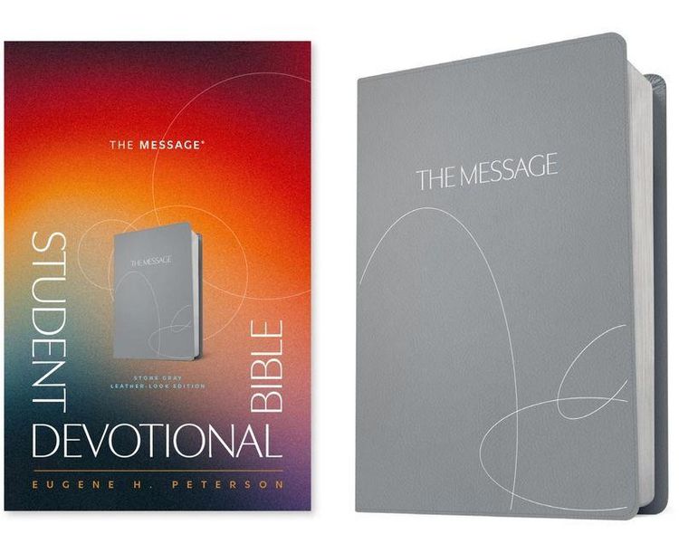 Produktbild: The Message Student Devotional Bible (Leather-Look, Stone Gray)