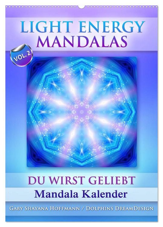 Produktbild: Light Energy Mandalas - Kalender - Vol. 2 (Wandkalender 2027 DIN A2 hoch), CALVENDO Monatskalender