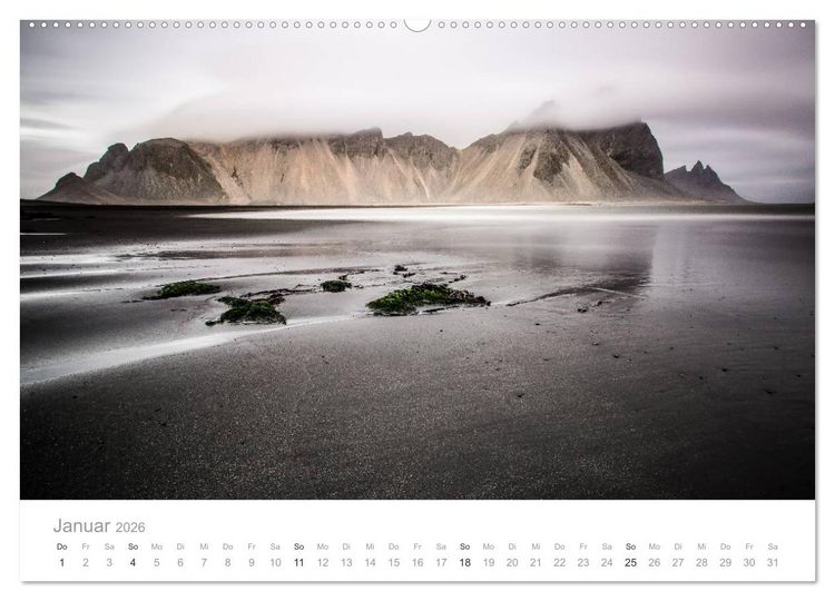 Produktbild: Island - Iceland Impressionen (Wandkalender 2026 DIN A2 quer), CALVENDO Monatskalender