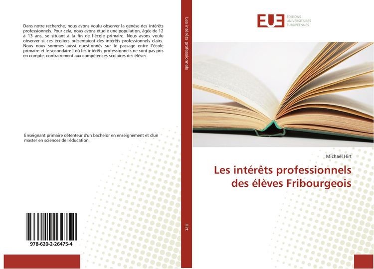 Produktbild: Les int&eacute;r&ecirc;ts professionnels des &eacute;l&egrave;ves Fribourgeois