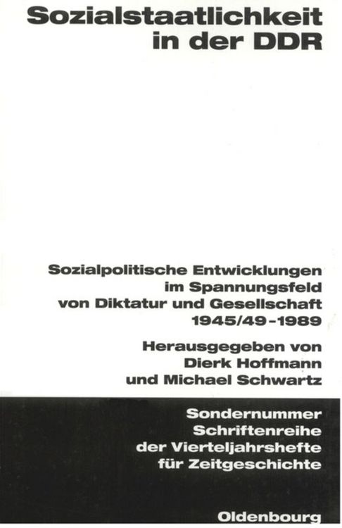 Produktbild: Sozialstaatlichkeit in der DDR
