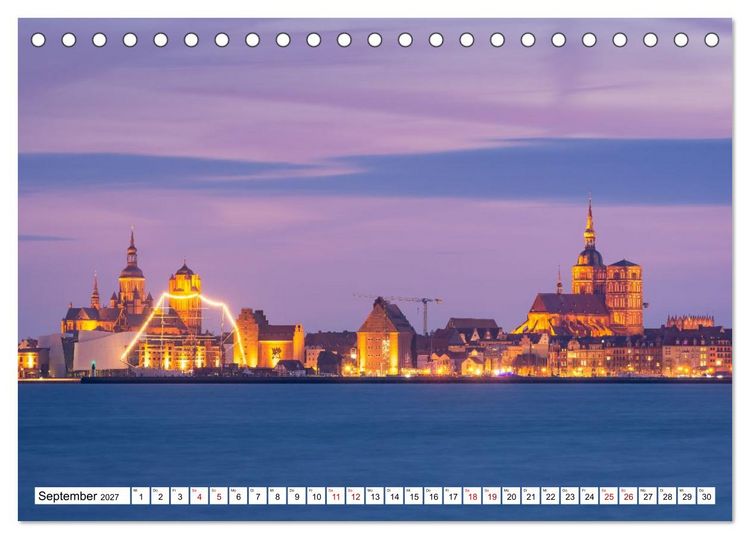 Produktbild: Deutsche St&auml;dte im sch&ouml;nsten Licht (Tischkalender 2027 DIN A5 quer), CALVENDO Monatskalender