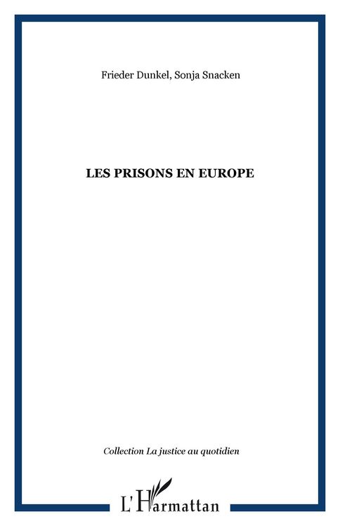 Produktbild: Les prisons en Europe