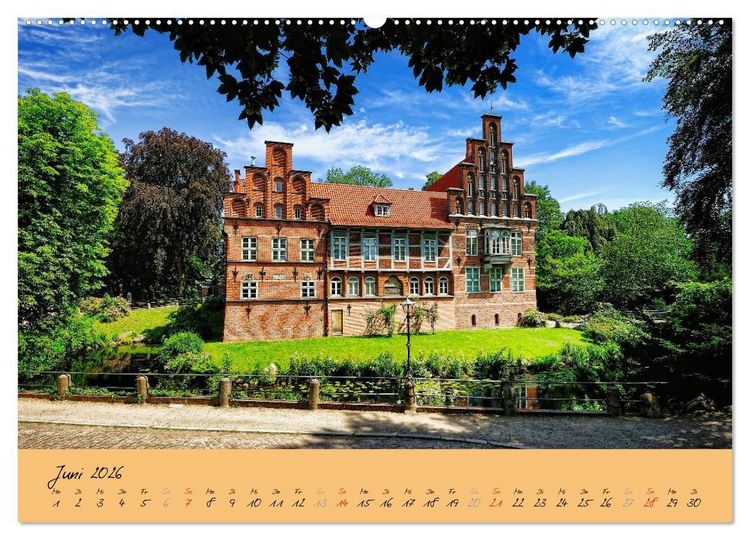 Produktbild: Bergedorf Hamburgs Perle an der Bille (hochwertiger Premium Wandkalender 2026 DIN A2 quer), Kunstdruck in Hochglanz