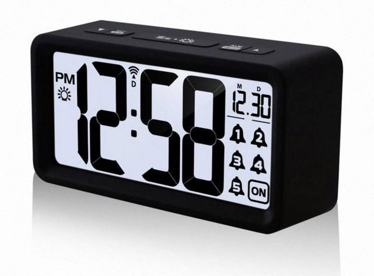 Produktbild: Techno Line WT496 Funk Wecker Schwarz Alarmzeiten 5