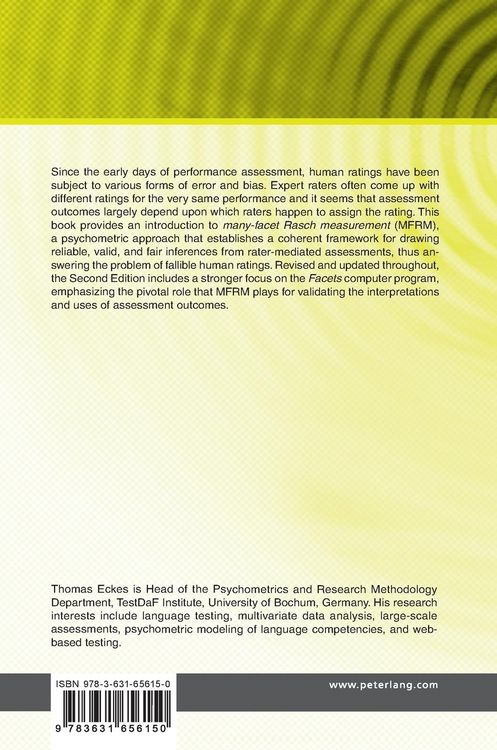 Produktbild: Introduction to Many-Facet Rasch Measurement
