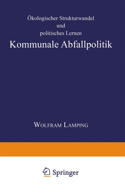 Produktbild: Kommunale Abfallpolitik