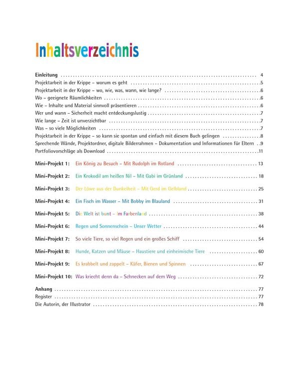 Produktbild: Mini-Projekte f&uuml;r Krippenkinder