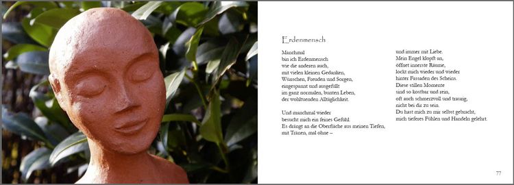 Produktbild: Wie ich dich f&uuml;hle - Gedichte f&uuml;r Trauernde. Mit Skulpturen von Andrea Ohlsen.