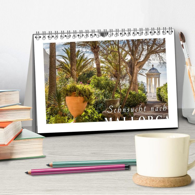 Produktbild: Sehnsucht nach Mallorca (Tischkalender 2026 DIN A5 quer), CALVENDO Monatskalender
