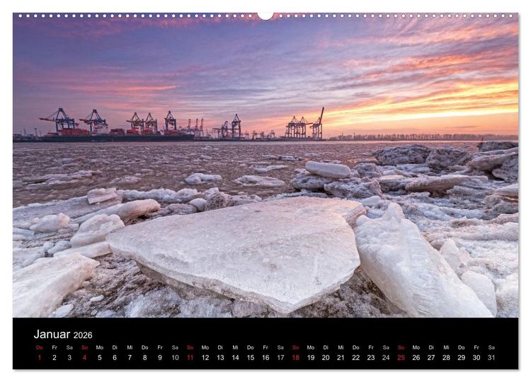 Produktbild: Hamburg . Das Tor zur Welt... (Wandkalender 2026 DIN A2 quer), CALVENDO Monatskalender