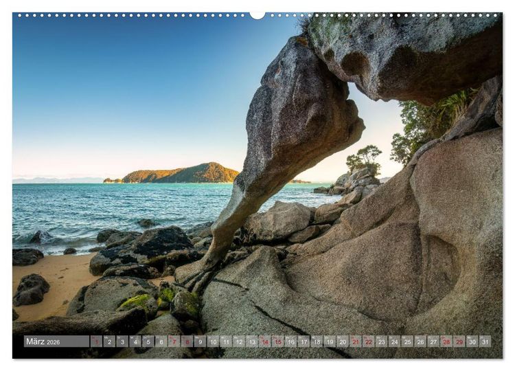 Produktbild: Nat&uuml;rlich Neuseeland (Wandkalender 2026 DIN A2 quer), CALVENDO Monatskalender