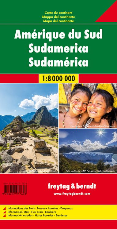 Produktbild: S&uuml;damerika, Kontinentkarte 1:8 000 000