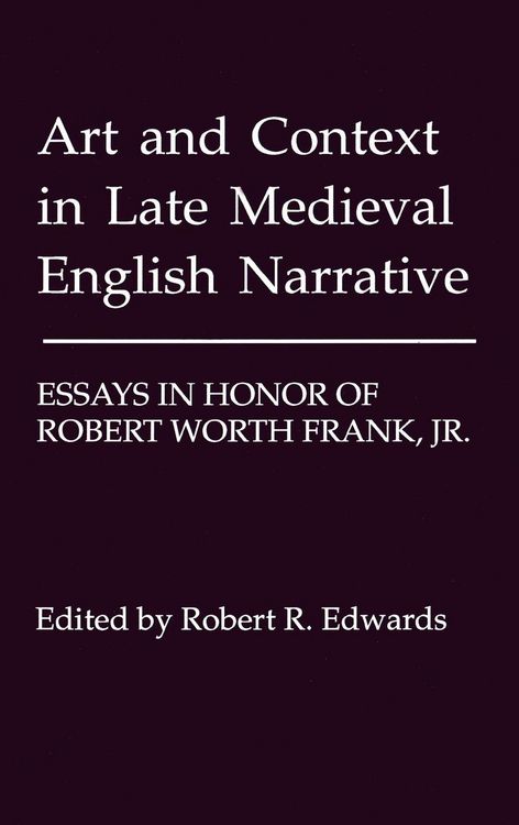 Produktbild: Art and Context in Late Medieval English Narrative