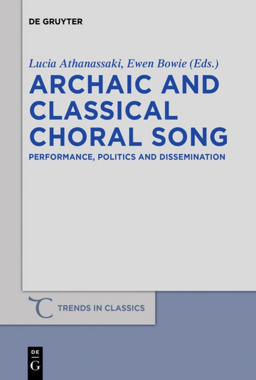 Produktbild: Archaic and Classical Choral Song