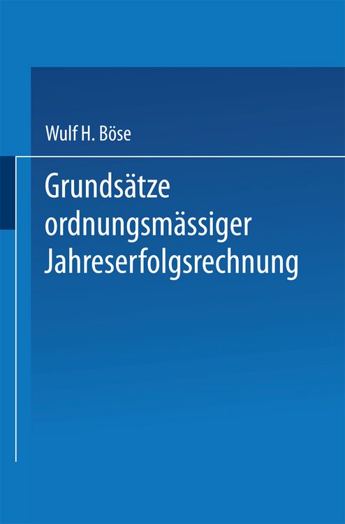 Produktbild: Grunds&auml;tze ordnungsm&auml;&szlig;iger Jahreserfolgsrechnung