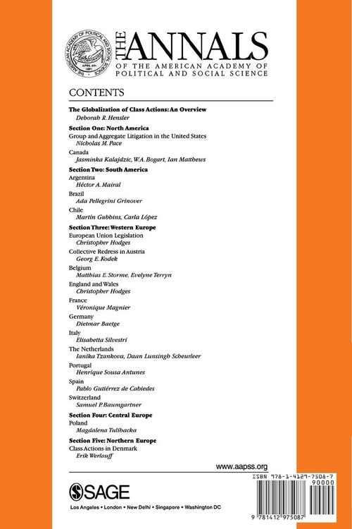 Produktbild: The Globalization of Class Actions