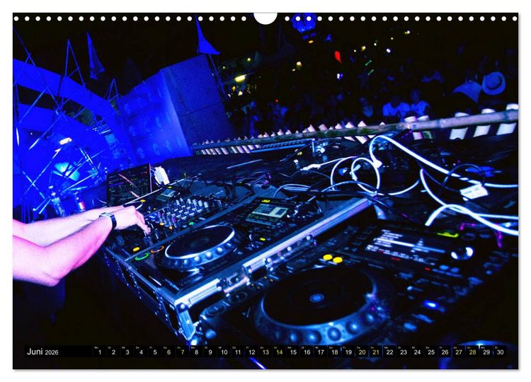 Produktbild: DJ Liveact (Wandkalender 2026 DIN A3 quer), CALVENDO Monatskalender