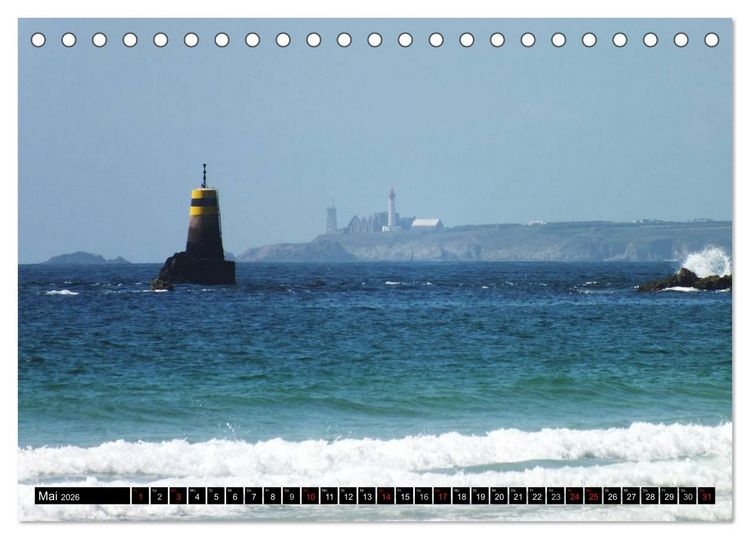 Produktbild: Liebenswerte Bretagne (Tischkalender 2026 DIN A5 quer), CALVENDO Monatskalender