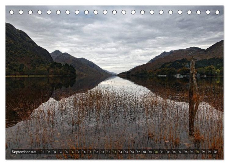 Produktbild: Wunderbares Schottland (Tischkalender 2026 DIN A5 quer), CALVENDO Monatskalender