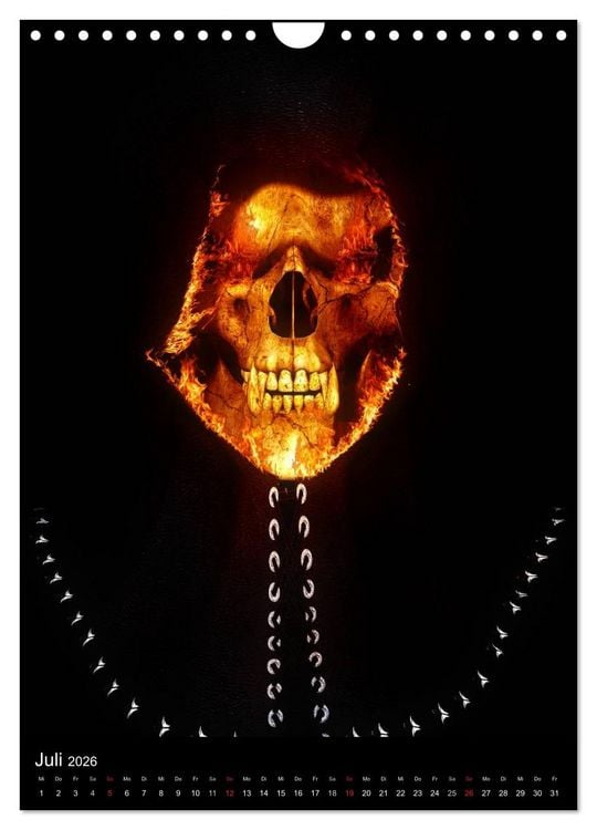 Produktbild: S.O.D. - Skulls Of Death Vol. I - Totenkopf Artworks (Wandkalender 2026 DIN A4 hoch), CALVENDO Monatskalender