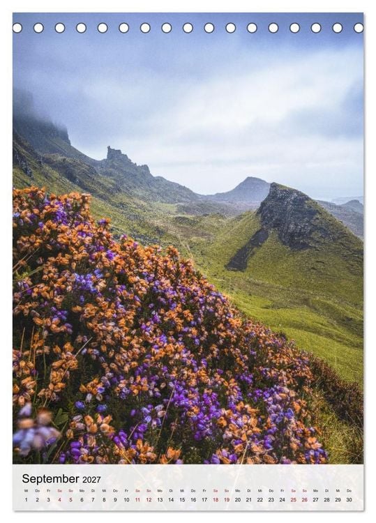 Produktbild: Schottland - Isle of Skye & Umgebung (Tischkalender 2027 DIN A5 hoch), CALVENDO Monatskalender