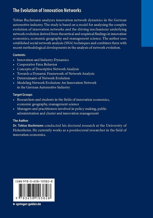 Produktbild: The Evolution of Innovation Networks