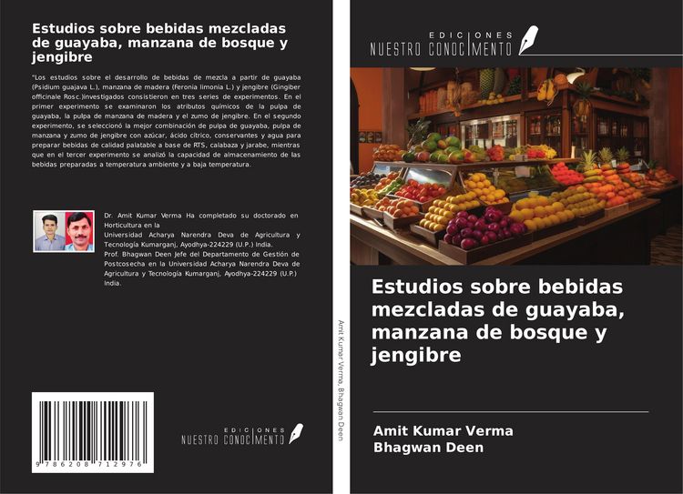 Produktbild: Estudios sobre bebidas mezcladas de guayaba, manzana de bosque y jengibre