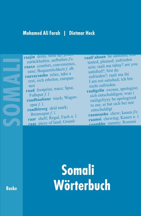 Produktbild: Somali W&ouml;rterbuch