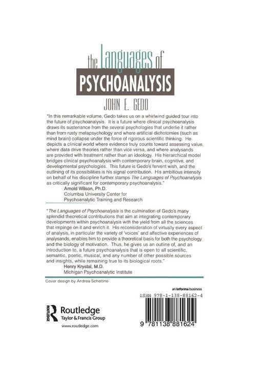 Produktbild: The Languages of Psychoanalysis
