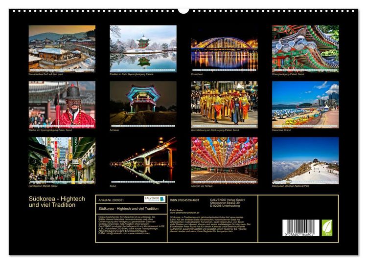 Produktbild: S&uuml;dkorea - Hightech und viel Tradition (hochwertiger Premium Wandkalender 2026 DIN A2 quer), Kunstdruck in Hochglanz