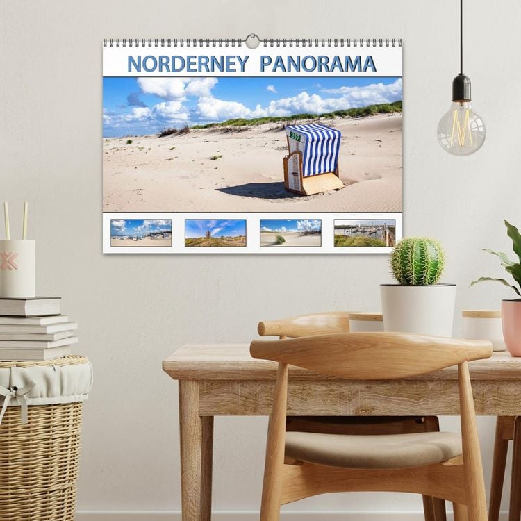 Produktbild: NORDERNEY PANORAMA (Wandkalender 2026 DIN A3 quer), CALVENDO Monatskalender