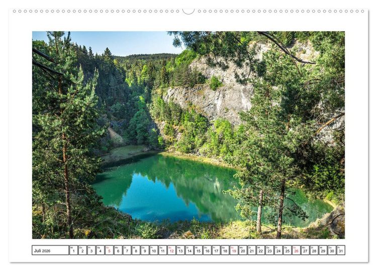 Produktbild: Hegau&acute;s Vulkanlandschaft (hochwertiger Premium Wandkalender 2026 DIN A2 quer), Kunstdruck in Hochglanz
