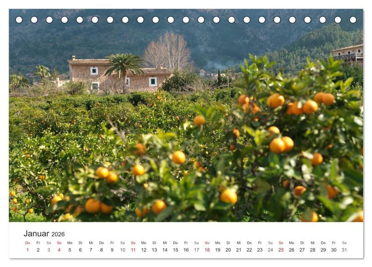 Produktbild: Mallorca - auf in den Urlaub (Tischkalender 2026 DIN A5 quer), CALVENDO Monatskalender