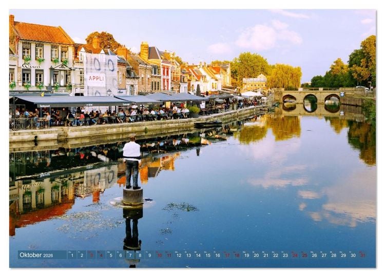 Produktbild: Amiens. Die leise Sch&ouml;nheit Nordfrankreichs (Wandkalender 2026 DIN A2 quer), CALVENDO Monatskalender