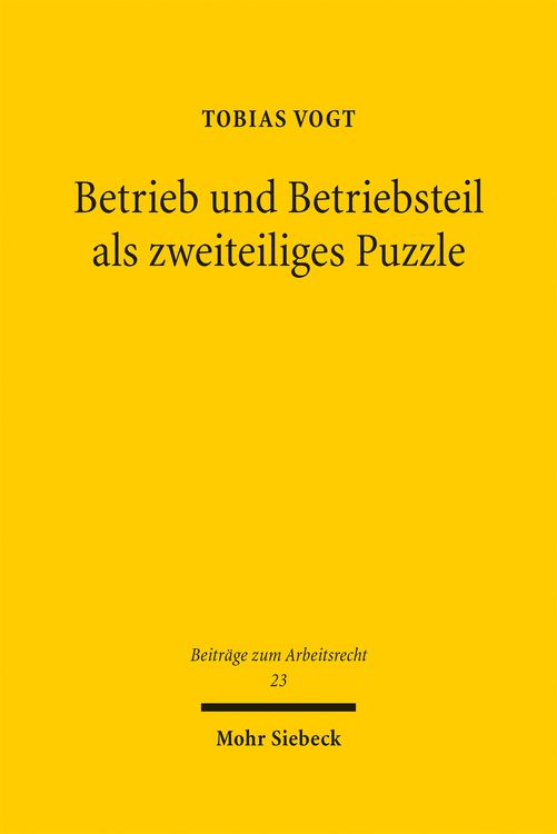 Produktbild: Betrieb und Betriebsteil als zweiteiliges Puzzle