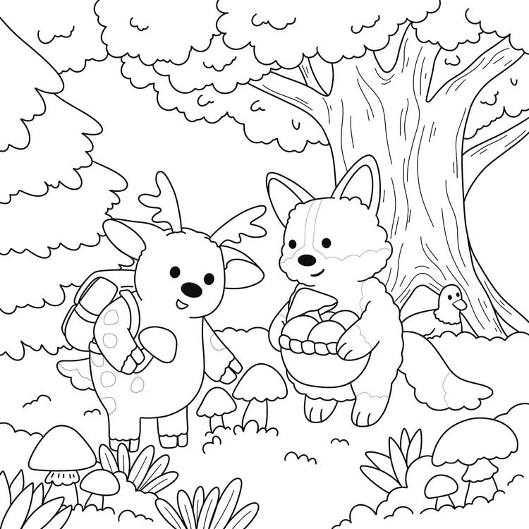 Produktbild: Cosy Coloring - Cottage Life mit Ente