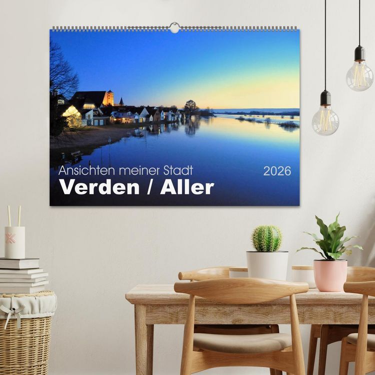 Produktbild: Ansichten meiner Stadt - Verden Aller (Wandkalender 2026 DIN A2 quer), CALVENDO Monatskalender
