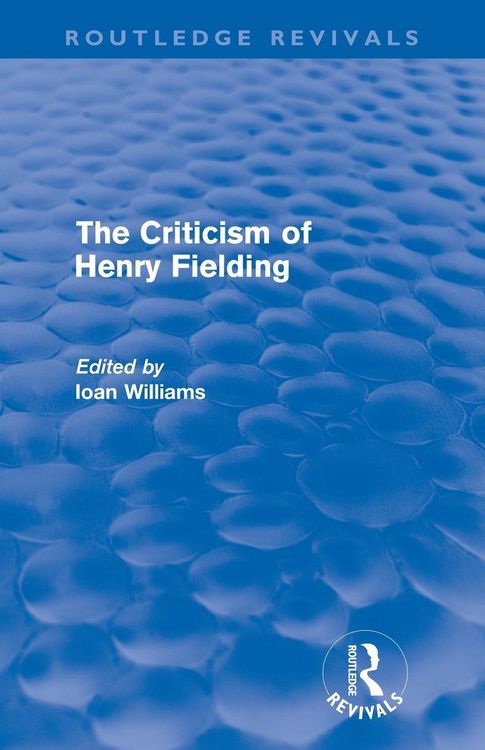 Produktbild: The Criticism of Henry Fielding (Routledge Revivals)