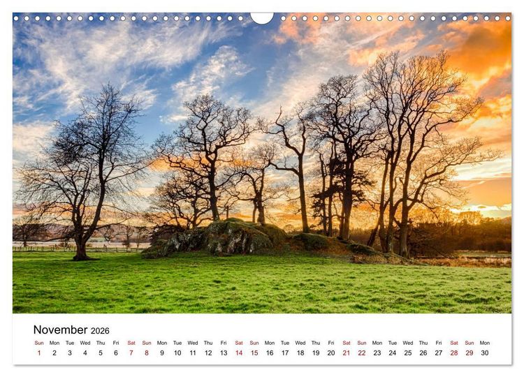 Produktbild: Lake District Secrets (Wall Calendar 2026 DIN A3 landscape), CALVENDO 12 Month Wall Calendar