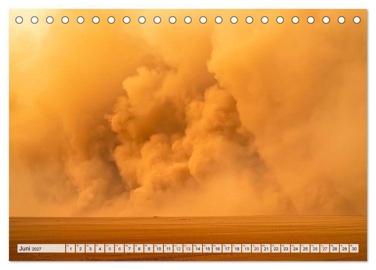 Produktbild: Naturgewalten - Ungez&auml;hmt und Unaufhaltsam (Tischkalender 2027 DIN A5 quer), CALVENDO Monatskalender