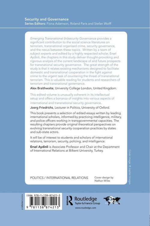 Produktbild: Emerging Transnational (In)security Governance